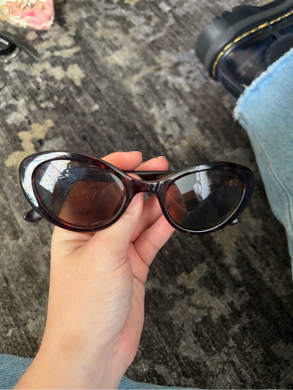 Lucky Brand Tortoiseshell Cat-Eye Sunglasses - Brown